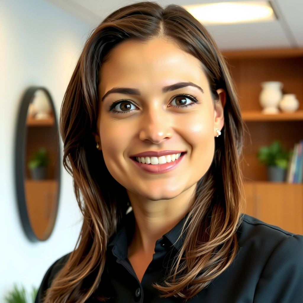 Retrato de la Dra. Ana García, dietista-nutricionista