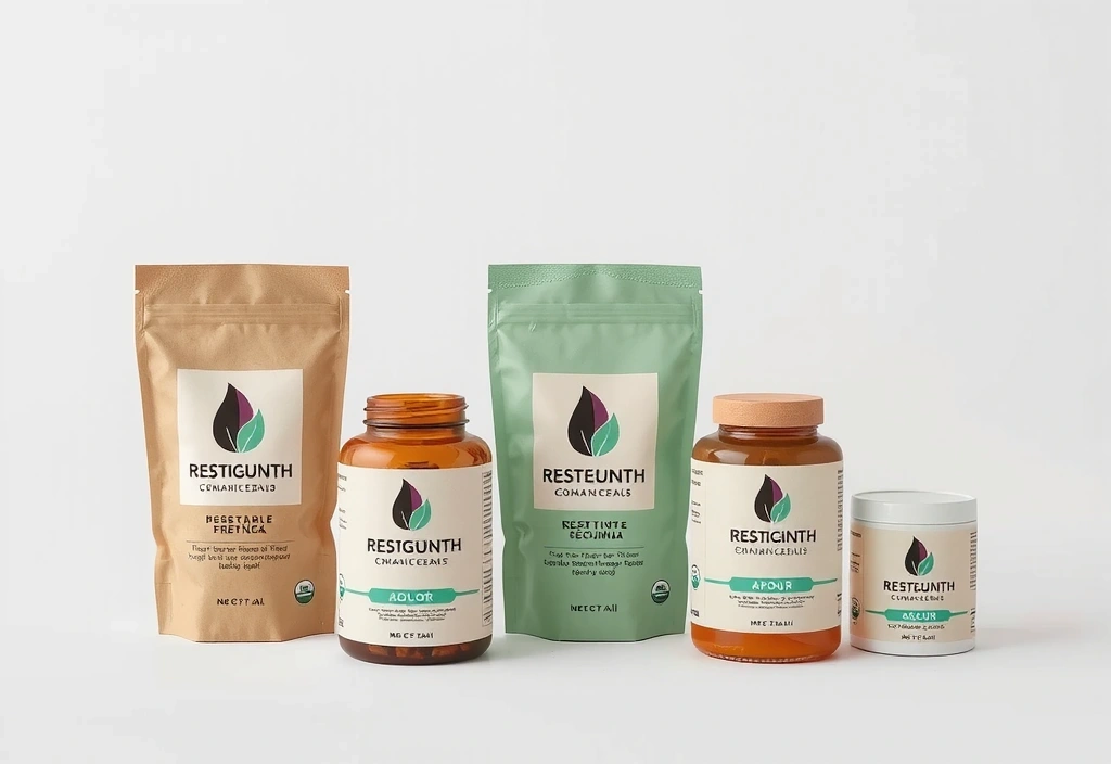 Envases de productos Alcazarvitacx ecológicos